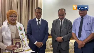 Governor of Laghouat Province visits the student who ranked fourth nationally and first provincia...