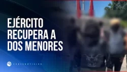 Army recovers two minors linked to an armed group in Santa Bárbara, Nariño