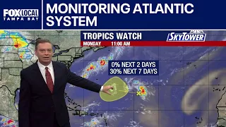 Atlantic disturbance unlikely to threaten Florida