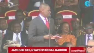 Nairobi Governor Johnson Sakaja's speech during the Jamhuri Day Celebrations