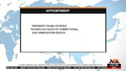 Correctional Service, Immigration Service Chiefs to Remain in Office Until 2028