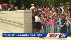 New Orleans hosts annual Thriller Flash mob outside City Hall