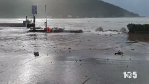 Mareggiata Sapri Danni Lungomare 13feb