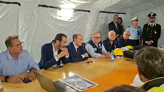 Crollo di Messina, Schifani in visita sul luogo della tragedia