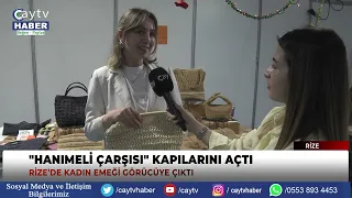 Handmade Crafts Here: Women's Labor is on Display at the "Hanımeli Bazaar" in Rize.