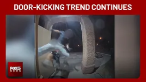 Door-kicking trend hits east Las Vegas home multiple times in one night