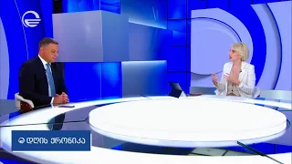 ალუდა ღუდუშაური გადაცემაში „დღის ქრონიკა“