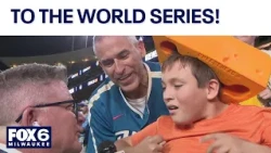 Viral Milwaukee Brewers fan surprised with World Series tickets | FOX6 News Milwaukee