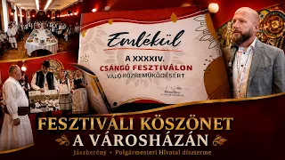 KÖSZÖNET A CSÁNGÓ FESZTIVÁL KÖZREMŰKÖDŐINEK