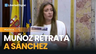 Ester Muñoz denuncia la "frialdad" y "falta de escrúpulos" de Sánchez