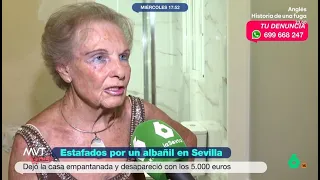 Un albañil estafa a una mujer de 78 años en Sevilla: desapareció con 5.400 euros - MVT