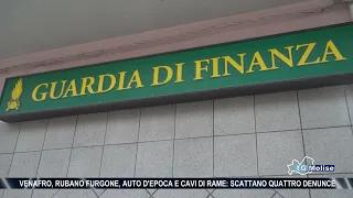Venafro, van, vintage car and copper cables stolen: four people reported