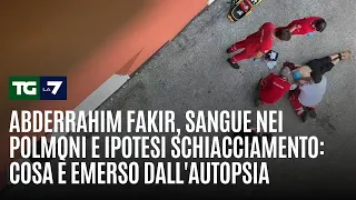 Abderrahim Fakir, blood in the lungs and suspected crushing: findings from the autopsy