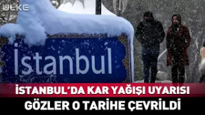 ☃️❄️ İstanbul'a Kar Yağışı Uyarısı! Gözler O Tarihe Çevrildi #haber