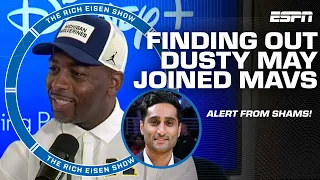 Mike Boynton Jr. says Shams is the reason he found out Dusty May joined the Mavs | Rich Eisen Show