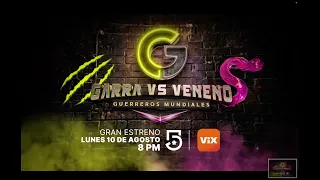 Prepárate para el choque de 🦁 y 🐍  ¡Garra vs Veneno #GuerrerosMundiales estreno lunes 10 de agosto