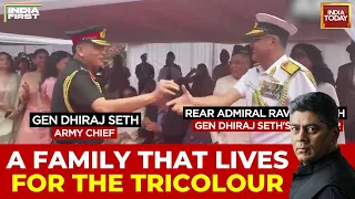 New Army Chief Saluted By Retired General Father And Navy Admiral Brother In Rare Family Moment