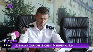 Dozens of weapons seized by police in Bistrița-Năsăud