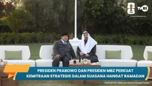 Presiden Prabowo dan Presiden MBZ Perkuat Kemitraan Strategis dalam Suasana Hangat Ramadan