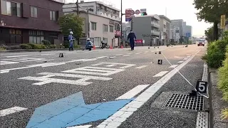 19-year-old male college student in critical condition after being struck by a kei car at a Route...