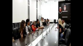Organizovan prijem u Gradsku kući za goste KUD-a "Abrašević"