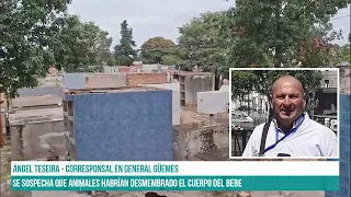 TERRIBLE: Encontraron el cuerpo de un bebe de 2 meses en el cementerio de Güemes #canal7salta