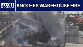 Warehouse in Vernon destroyed by fire