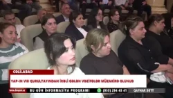 CƏLİLABADDA YAP-IN VIII QURULTAYINDAN İRƏLİ GƏLƏN VƏZİFƏLƏR MÜZAKİRƏ OLUNUB