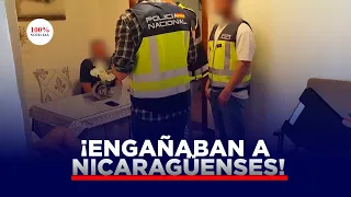 España desmantela red que explotaba a nicaragüenses