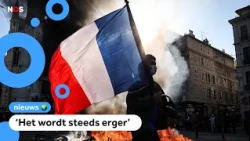Major protests across France, many people taking to the streets