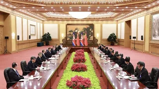 President Xi Jinping meets with the Premier of the DPRK Cabinet