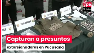 "Los Chuquis del Sur" criminal gang dismantled: three arrested, weapons, dynamite and drugs seized