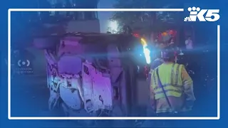 Speeding driver cited after downtown Bellevue crash