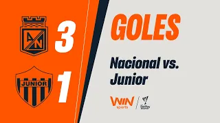 Nacional vs. Junior (goles) | Liga BetPlay Dimayor 2026-2 | Fecha 3