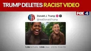 Trump administration deletes racist video after bipartisan backlash