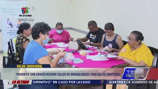 Pacientes con cáncer reciben taller de manualidades para salud emocional en La Ceiba