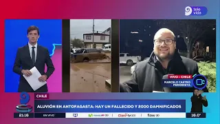Severe flash floods in northern Chile: landslides, rivers of mud, evacuees, and one dead