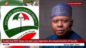 Turaki-led PDP slams Senate over rejection of e-transmission of results