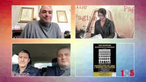 Pagine 105TV Caio Mussolini Conantonio D Elia Francesco Bellomo 10feb