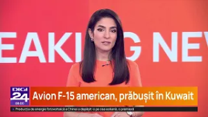 Momentul în care un avion de luptă F-15 al SUA se prăbușește în Kuweit