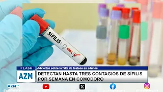 Detectan hasta tres contagios de sífilis por semana en Comodoro