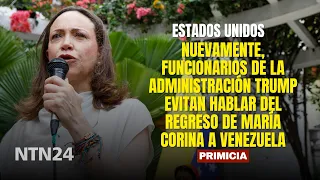 Once again, Trump administration officials avoid discussing María Corina's return to Venezuela