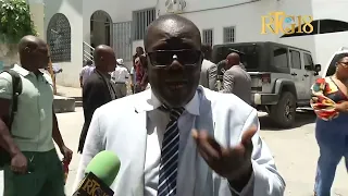 Ex senatè Moïse Jn-Charles atravè avoka'l di komisè gouvènman P-a-P lan klase san swit dosye li a.