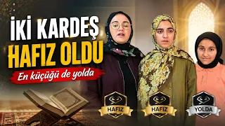 Two sisters become hafiz, the youngest is on her way too @Kanal33mersin
