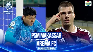 Hasil Akhir - PSM Makassar vs Arema FC | BRI Super League 2026/27