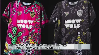 Meow Wolf and New Mexico United get funky with new merch