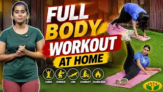 Daily Fitness Challenge | Full Body Workout Without Gym | Preethi Ram |Palan Tharum Pathu Nimidangal