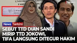 HEBOH! Sebut Tanda Tangan Dian Sandi Mirip Jokowi, Dokter Tifa Langsung Ditegur Hakim