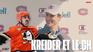 Chris Kreider, un ajout de taille pour les Canadiens