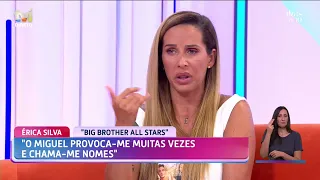 Érica reveals the whole truth about what happened outside the Big Brother house with Miguel Vicente